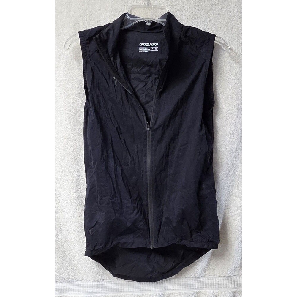SPECIALIZED Deflect Men’s Cycling Wind Vest Gilet Black Size Medium M Bike